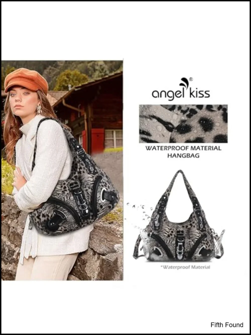 Washed PU Leather Hobo Shoulder Bag Large Convertible Satchel Handbag